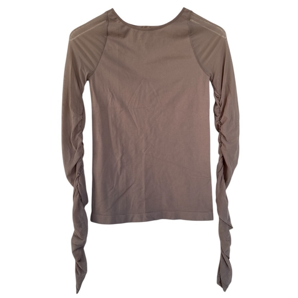 Free People NWT Scrunch Sleeve Seamless Top Size M/L